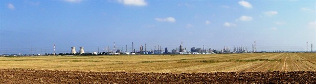 Haifa Oil Refineries Panoramic View 3