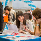 Employment fair at the college