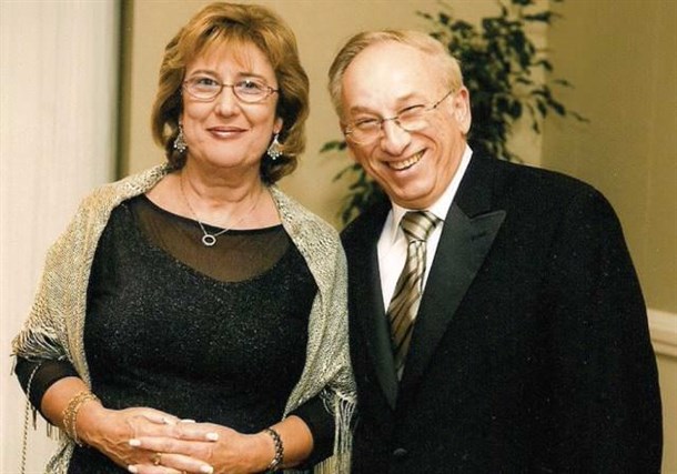 Prof. Fridlender with his wife, Rosy