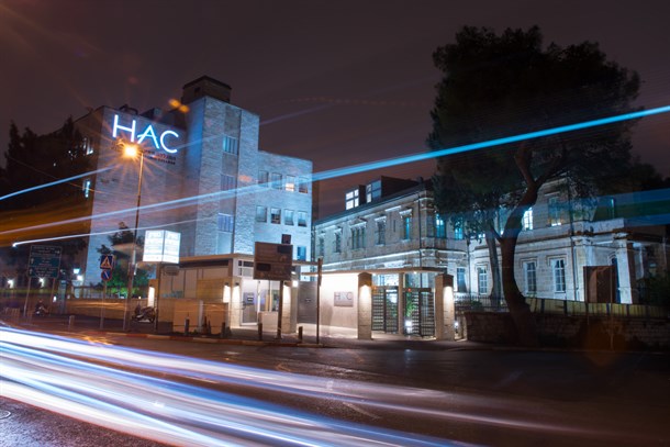 HAC campus at night