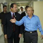 Jerusalem Mayor Nir Barkat visits Hadassah Academic College