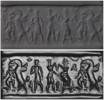 Reflectance Transformation Imaging of Cylinder Seal 
 Photo: Michael Magen / Moshe Caine, Courtesy of The Israel Museum, Jerusalem
